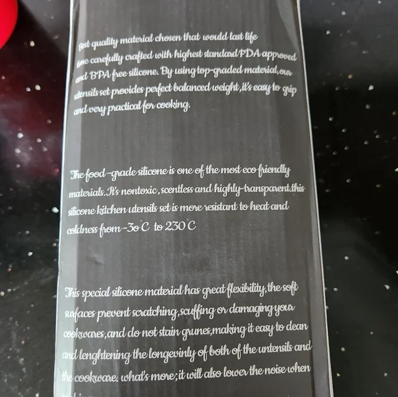 NWT Silicone kitchen utensil 10 piece set - Picture 6 of 6